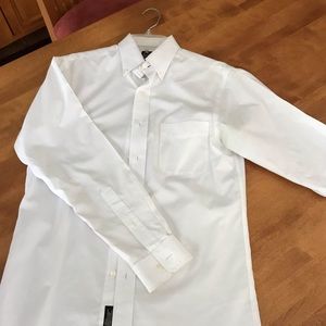 Joseph A. Bank travelers collection white shirt